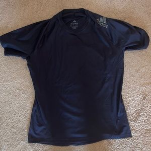 Men’s XL Dark Blue Adidas Alphaskin, Climacool Athletic Shirt